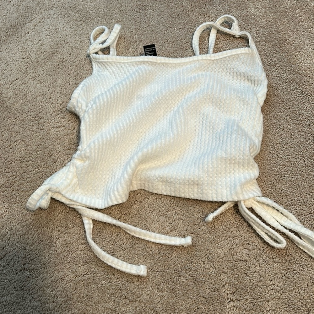 Women’s cotton tank top in white from Forever 21
